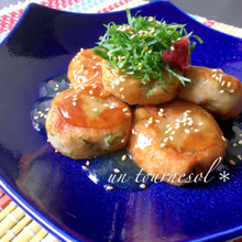 イライラ解消効果‼ おもてなしにもオススメ☆ しそ里芋団子のあんかけ