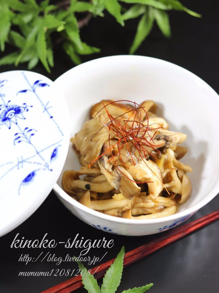 きのこしぐれ・味噌味。