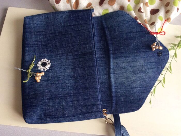 バッグを広げ完成した状態です♪