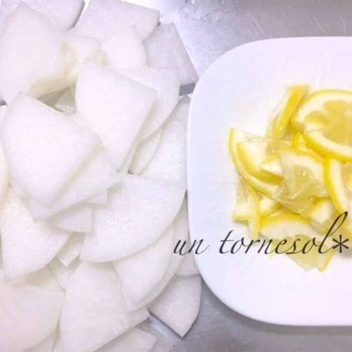 ①大根は薄く切りすぎないように!