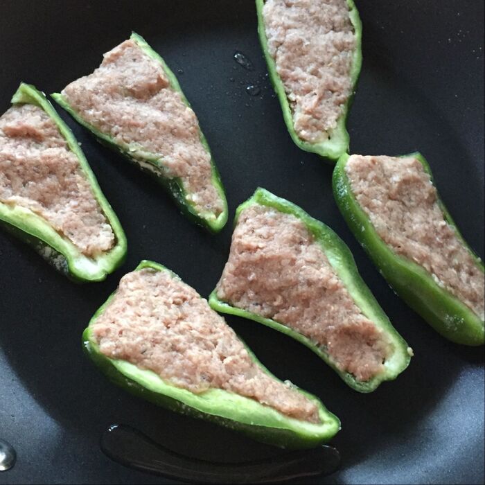 フライパンで焼く。
