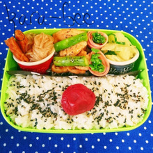 晩御飯利用で楽チン5分♡ 小学生男子弁当