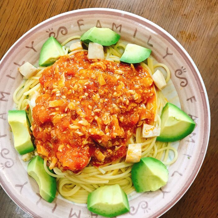 簡単ミートツナパスタ♬