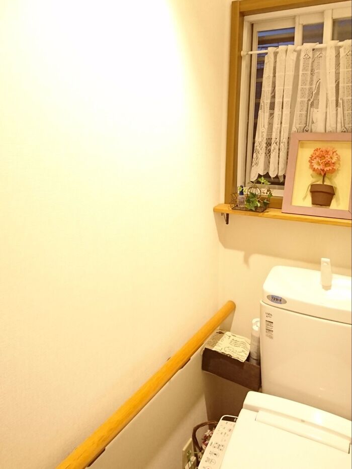 キズの場所はトイレの中