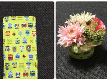 セリアのガーゼで、ガーゼハンカチ(裏は、パイル地)3枚+α