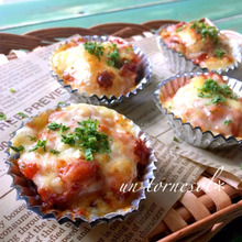 アンチエイジング効果!パスタなしでつくる☆ヘルシーな♪ナスのポテトラザニア