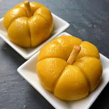 ハロウィンにも♪ 簡単パンプキン白玉