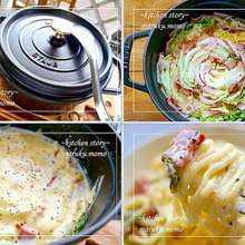 カルボナーラの『しめ』が食べたくなる♪チーズがとろ~り白菜ベーコンのミルク鍋