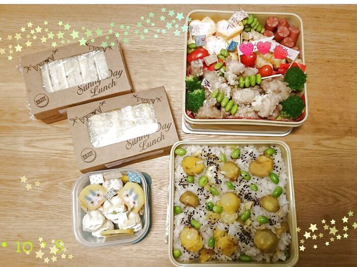 頑張れ~モリモリ食べてね♪運動会お弁当in2017