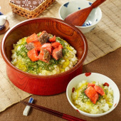 食欲の秋に「鮭とたくあんの大葉寿司」