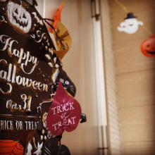 100均材料2つを合わせてお出迎え