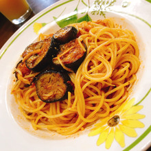 簡単‼️ミートナスパスタ?