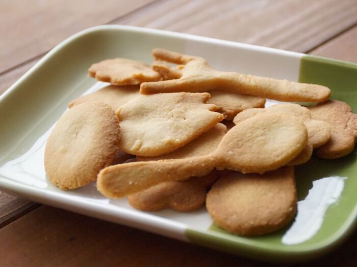 グルテンフリー卵、乳製品不使用ヘルシー米粉クッキー