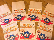 手書きハロウィンお菓子袋