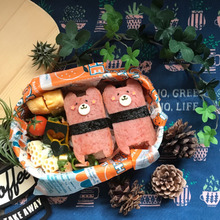 スパムで可愛いくまさんおにぎり