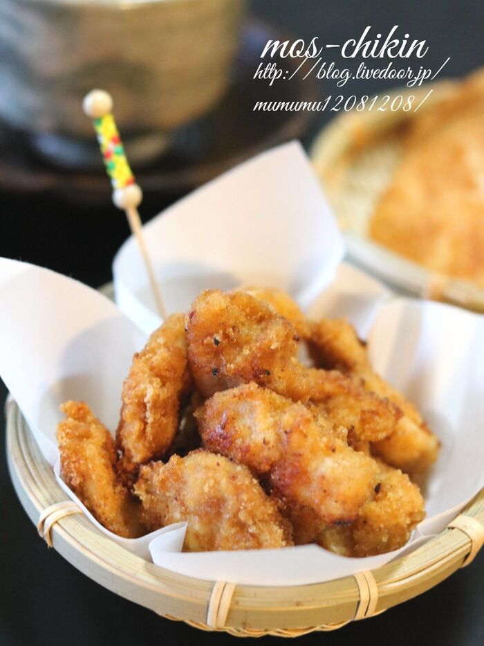 ポップコーンチキン(ささみ)・モスチキン味。