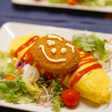 具材はコロッケだけで完結!超時短!Lコロオムライス☆