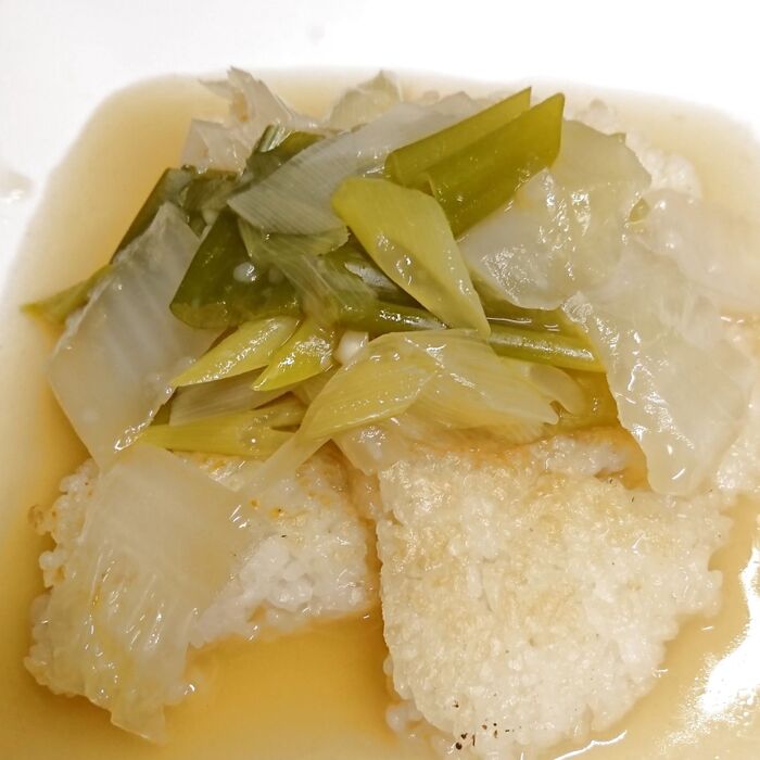 餡をかける