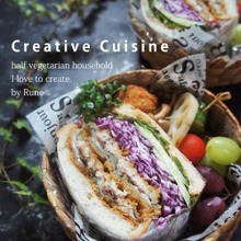 DHA&EPAが豊富!ビタミンたっぷり厚盛りサンドイッチ弁当♪