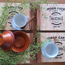 【100均リメイク】セリアのOSBボードでカフェトレーをDIY☆