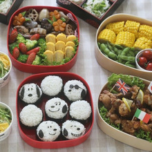 小学校最後の運動会弁当*子供も大人も大喜び♪スヌーピーのおにぎり弁当