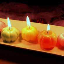 ポリ袋で作るかぼちゃのアロマキャンドル