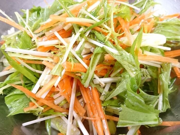 野菜を千切り