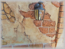 《step6》モルタル造形フェンスDIY! エイジングペイント塗り方編