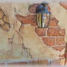 《step6》モルタル造形フェンスDIY! エイジングペイント塗り方編