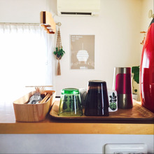 イメージはファミレス!カトラリーをセット化してキッチンとの往復を減らしました