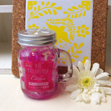 ガラスのメイソンジャー風★ダイソーのビーズ芳香剤