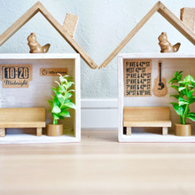 【100均DIY】ウォールBOXで♪安くて簡単!ミニチュアハウス☆