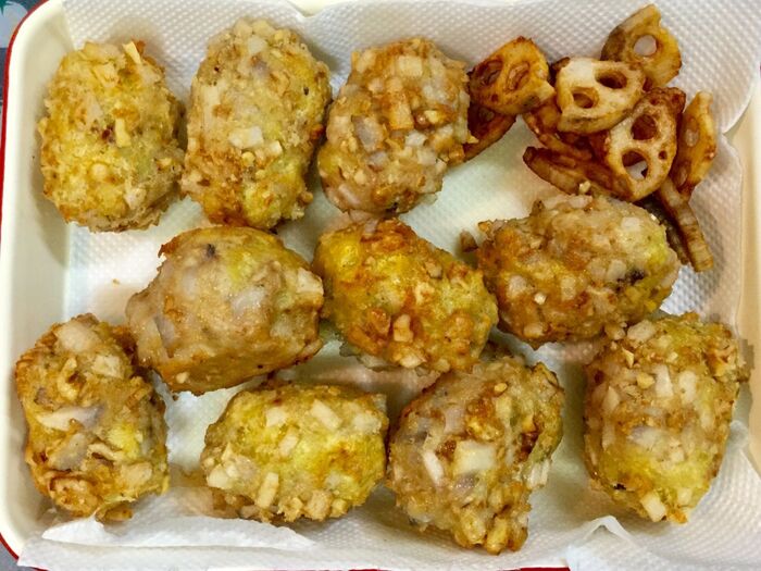 作り方⑤カラッとキツネ色に