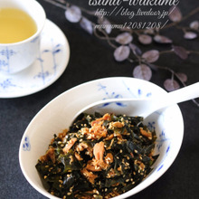 【1分レシピ】わかめとツナの佃煮。