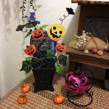 100均材料で作る♪ハロウィンかぼちゃ城ディスプレイ☆