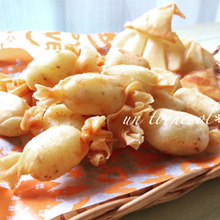 【ハロウィンにオススメ】老化防止効果にも!簡単に作れる♪チーズ明太子の春巻きキャンディー