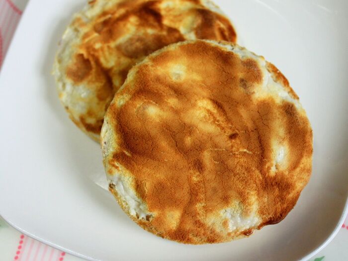 クリープで作る焼きチーズケーキ風トースト