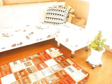 簡単!ズレない滑らないシールタイプ★セリア ノンスリップマット