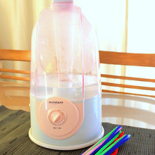 ラッピング用モールで加湿器掃除♪