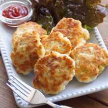 水切りなし!鶏胸肉と木綿豆腐で作る揚げないヘルシーナゲット!