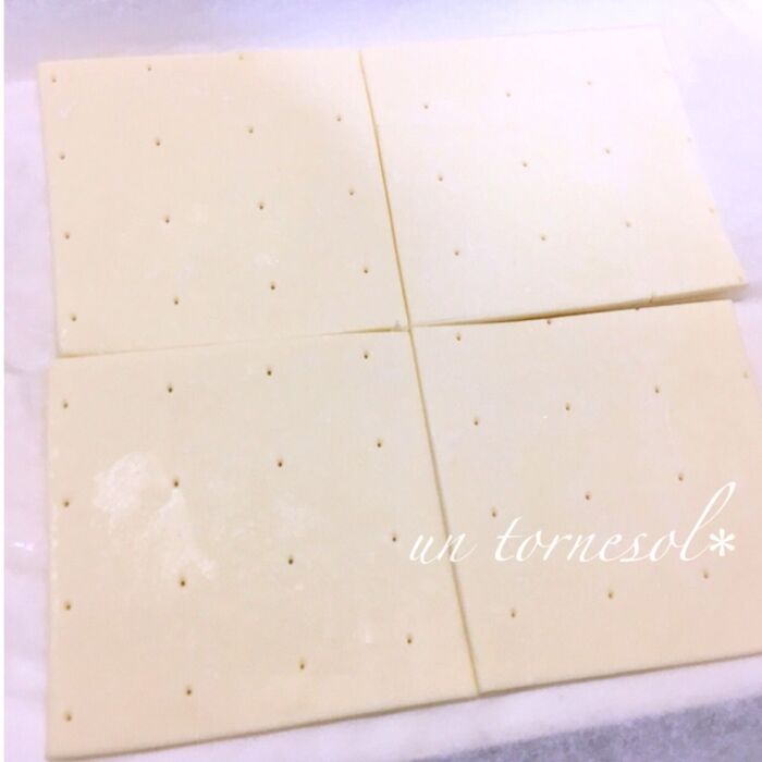 ⑤中身がでないように、しっかりと生地をくっつけて!