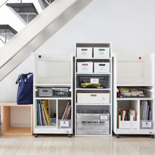 異素材合わせもぴったりハマる!【ニトリ】さんのちょっぴりこなれ感な引き出しカゴ