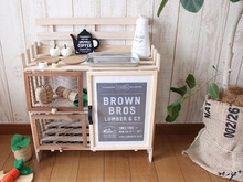 100均すのこだけで手軽で可愛い『子供用キッチン』作ってみました♪