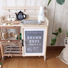 100均すのこだけで手軽で可愛い『子供用キッチン』作ってみました♪