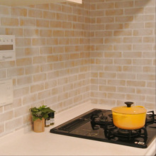 【試してみた】100均の壁紙でオシャレキッチンに