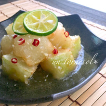 疲労回復効果に‼ちょっと変わった食べ方の☆揚げだし冬瓜