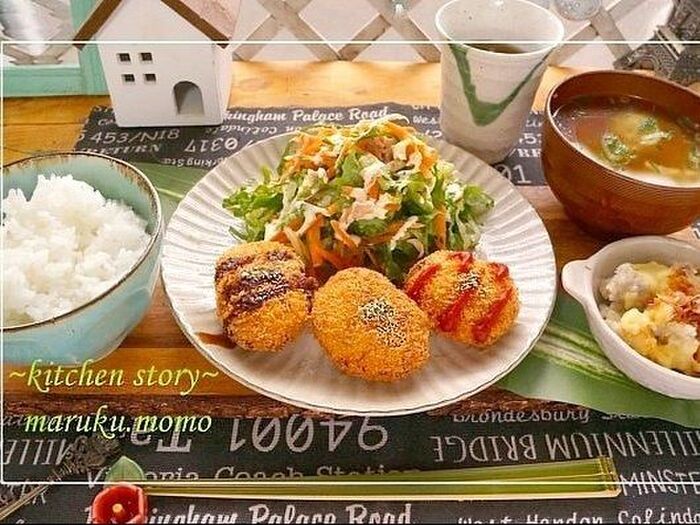 ねっとり♪里芋のコチュ味噌コロッケ