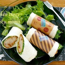 持ち寄りにも便利!Lコロで作るラップサンド♪