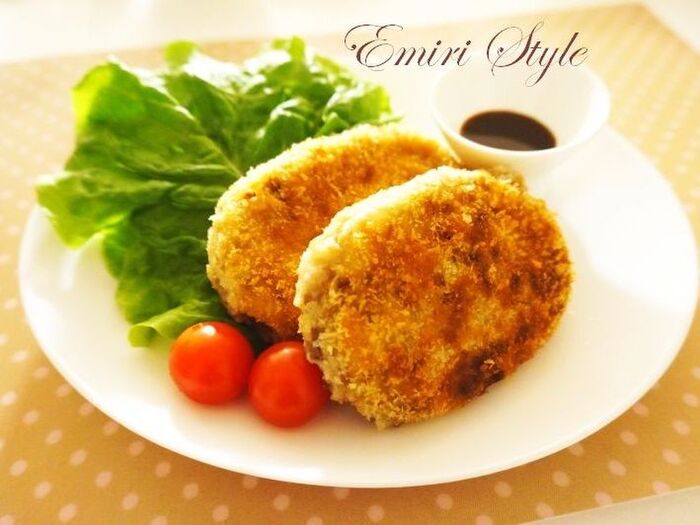 小判型コロッケは、立たせるべし!