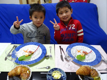 1 1 1 1 もちパパ、孫とお食事会、食育、テーブルマナー・・・・・